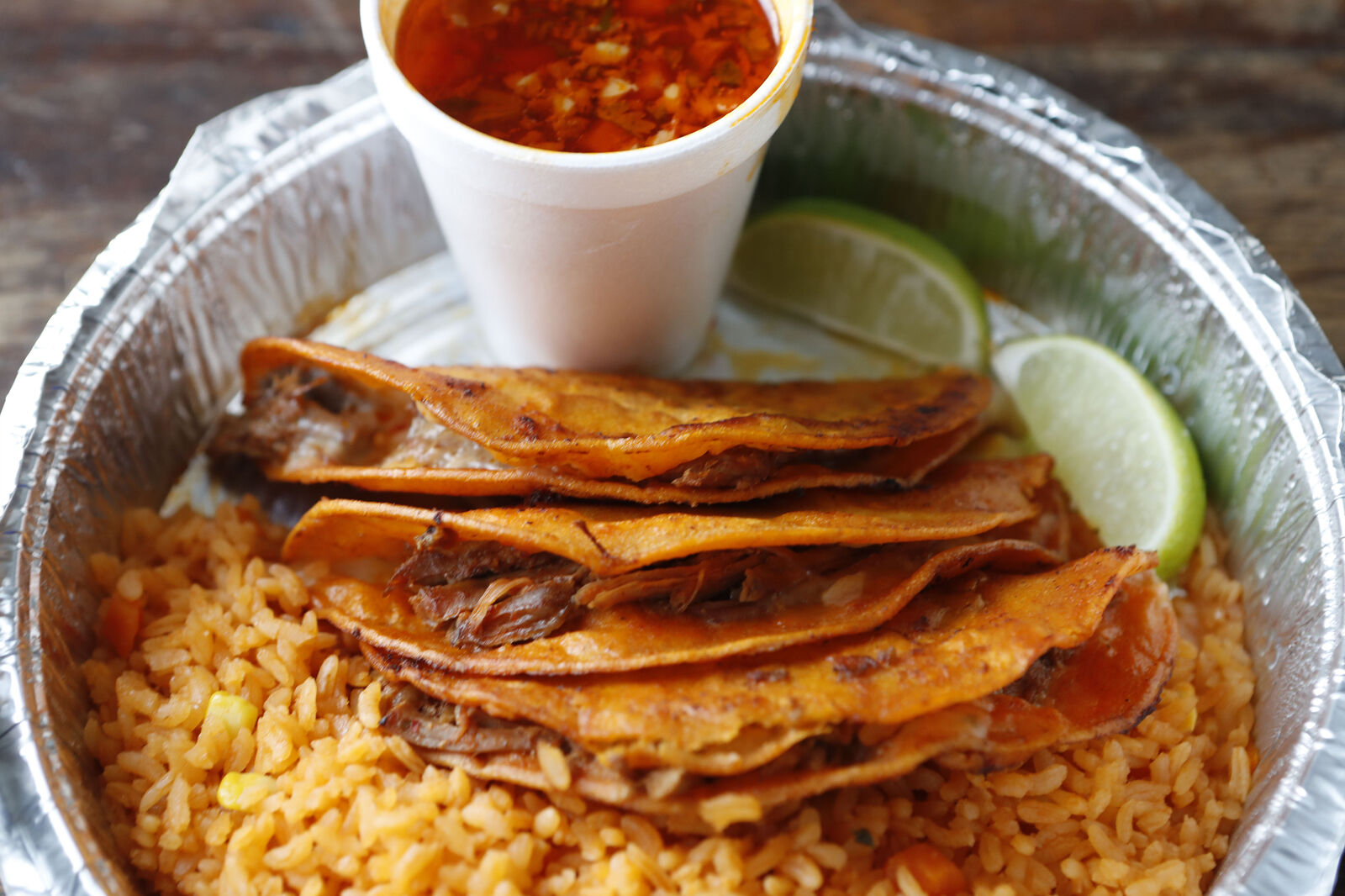 Birria con Consomme (copy) beef dunking tacos